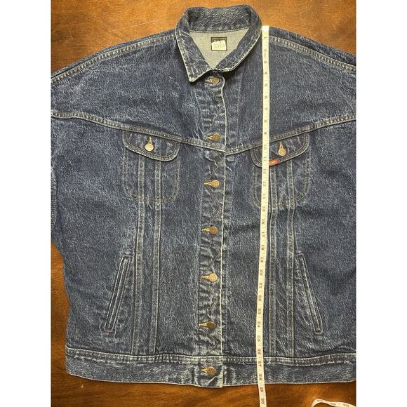 VTG 80s/90s Denim Lee Riders Jacket PATD-153438 Size M Union Made 340-3519 - Picture 9 of 13